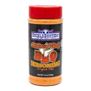 Sucklebusters Chicken Wing Seasoning (340gr) – en smakfull krydderblanding perfekt for kyllingvinger.